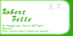 robert pelle business card